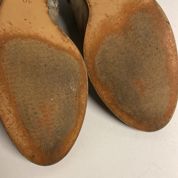 FEDERICA D’ESTE Suede Zip Up Ankle Boot Two Tone Shoes Size 40 - Picture 16 of 17